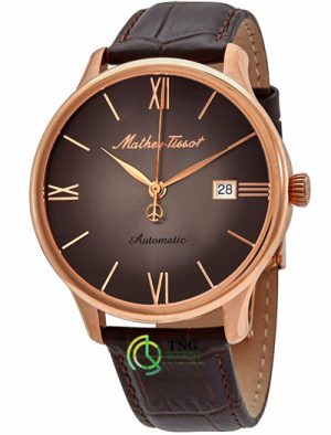 Đồng hồ Mathey Tissot Edmond Brown Dial H1886PS